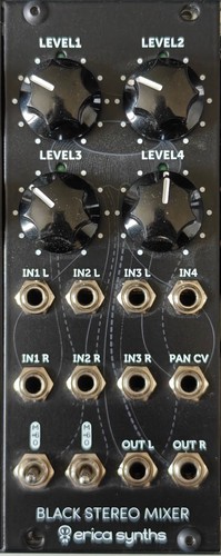 Erica synths black - synths, stereo