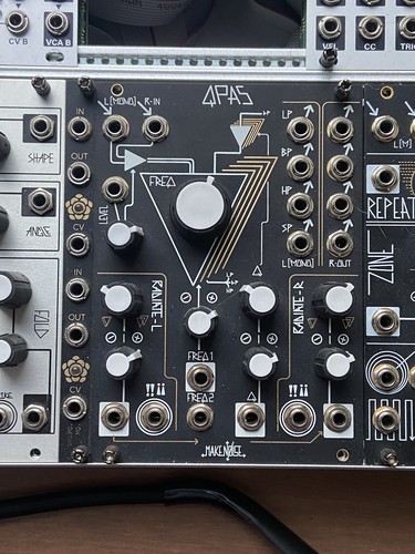 Make noise qpas stereo - qpas, filter